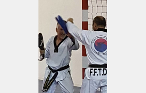Fabien au stage de taekwondo WTF